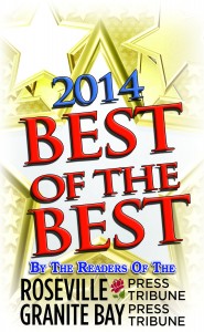 Best Carpet Cleaning in Roseville and Granite Bay 4 years in a row!!!